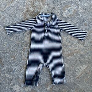 Vineyard Vines striped infant baby polo one piece, size 3-6M